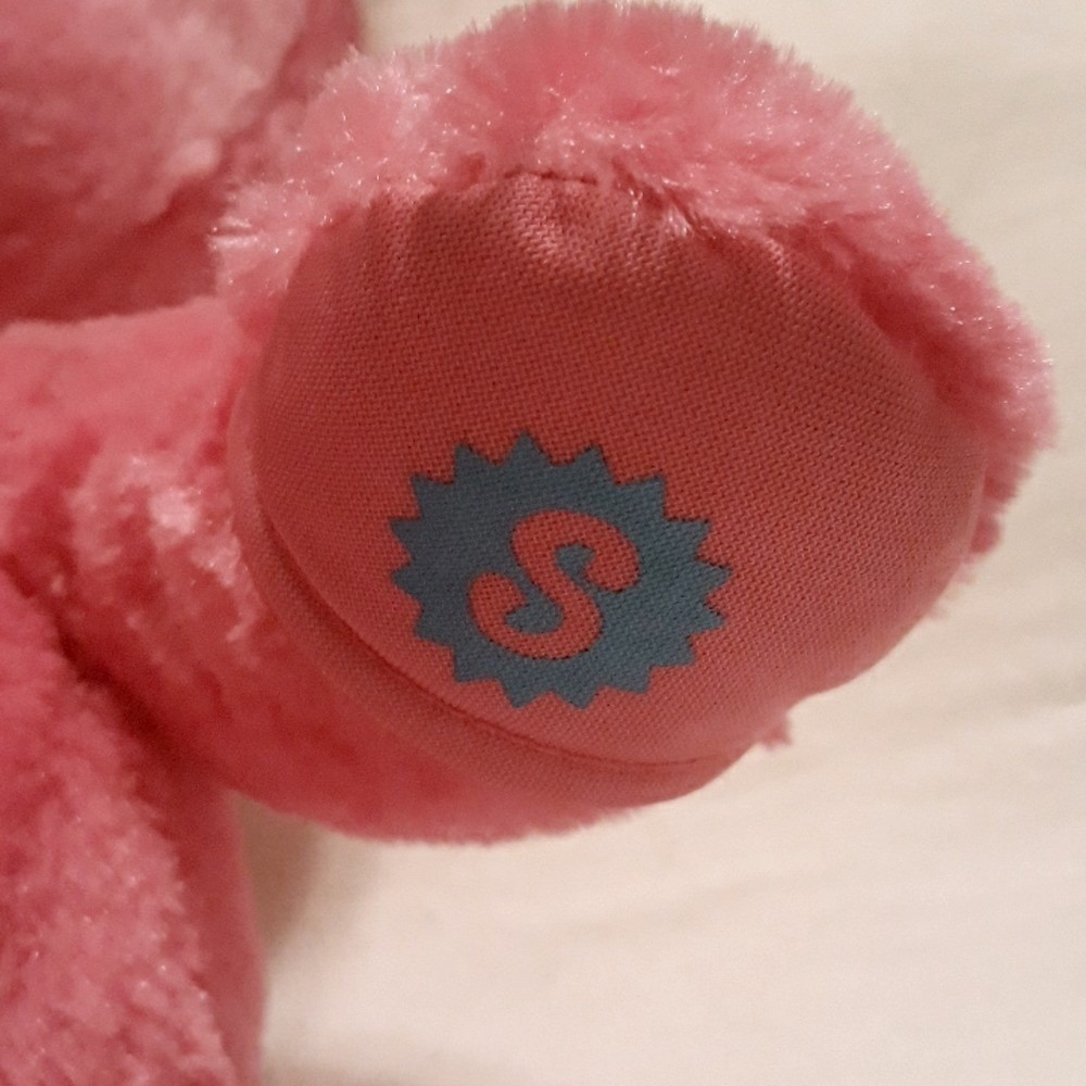 Build-A-Bear x Shopkins D'Lish Bear Pink Plush Stuffed Animal Blue Eyes - Picture 5 of 11